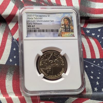 2023-P Sacagawea Maria Tallchief Dollar NGC MS67 - Early Release