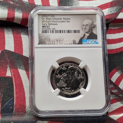 2024-P Dr. Mary Edwards Walker Quarter NGC MS67 - Early Release