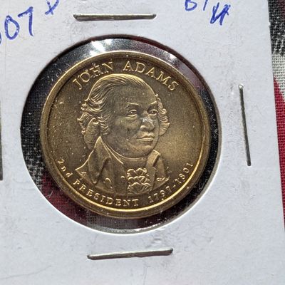 Sale Photo Thumbnail #99: 2007-D John Adams Presidential Dollar