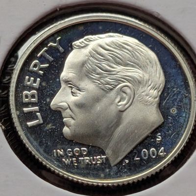 Sale Photo Thumbnail #386: 2004-S Proof Roosevelt 90% Silver Dime