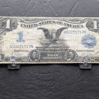 Sale Photo Thumbnail #120: 1899 Series U.S. Black Eagle $1 Silver Certificate