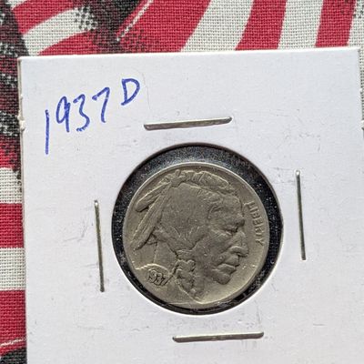 Sale Photo Thumbnail #59: 1937-D Indian Head Buffalo Nickel