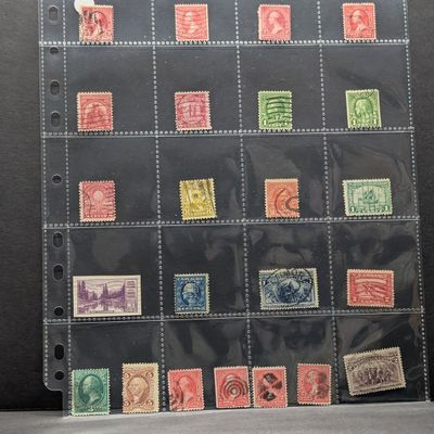 Sale Photo Thumbnail #255: (23) Assorted Early 1900's U.S. Stamps