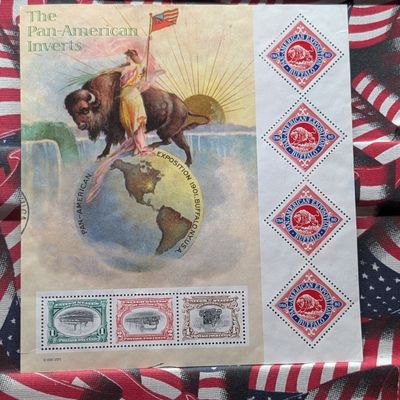 Sale Photo Thumbnail #251: 2000 The Pan-American Inverts Sheet Of Stamps, Mint, Original Gum, Never Hinged