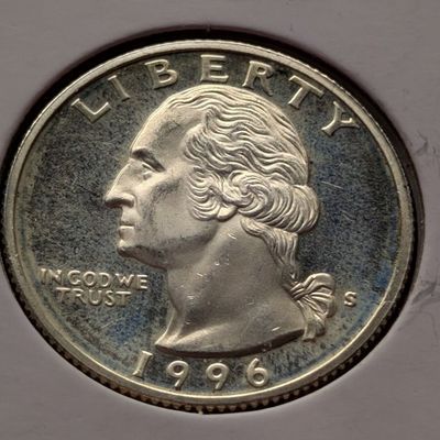 Sale Photo Thumbnail #331: 1996-S Proof Washington 90% Silver Quarter