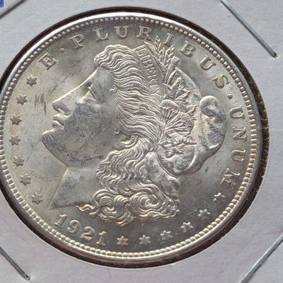 Sale Photo Thumbnail #322: 1921 Morgan 90% Silver Dollar