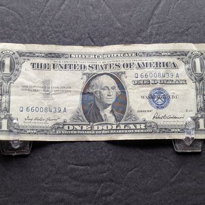 Sale Photo Thumbnail #10: 1957 Series U.S. $1 Silver Certificate