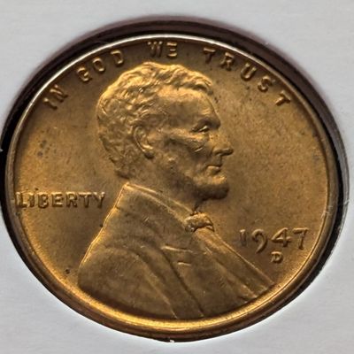 Sale Photo Thumbnail #165: 1947-D Lincoln Wheat Cent