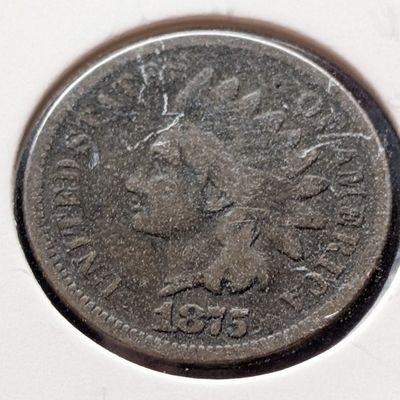 Sale Photo Thumbnail #282: 1875 Indian Head Cent