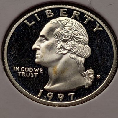 Sale Photo Thumbnail #270: 1997-S Proof Washington 90% Silver Quarter