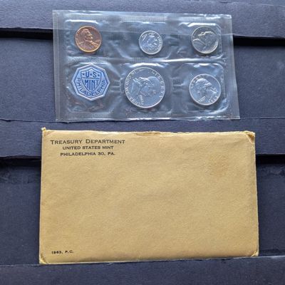 Sale Photo Thumbnail #316: 1963 U.S. Mint Proof Set In OGP - Includes (3) 90% Silver Coins