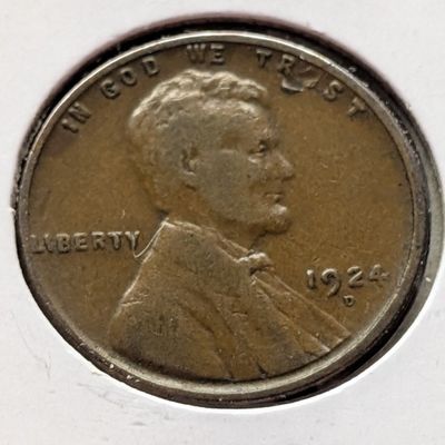 Sale Photo Thumbnail #350: 1924-D Lincoln Wheat Cent