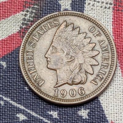 Sale Photo Thumbnail #57: 1906 Indian Head Cent, Nice Full Liberty
