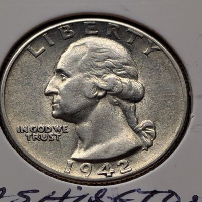 Sale Photo Thumbnail #294: 1942-D Washington 90% Silver Quarter