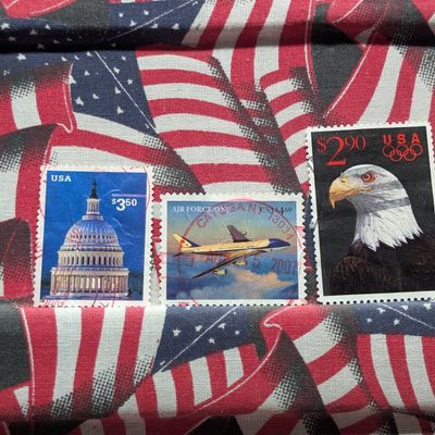 Sale Photo Thumbnail #305: (3) Assorted Express Mail U.S. Stamps