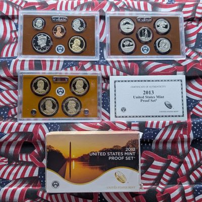 Sale Photo Thumbnail #278: 2013-S U.S. Mint Proof Set with Presidential Dollars, Sacagawea Dollar, and ATB Quarters in OGP w/ COA