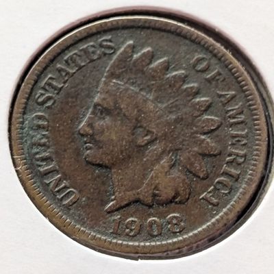 Sale Photo Thumbnail #328: 1908-S Indian Head Cent
