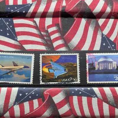 Sale Photo Thumbnail #271: (3) Assorted Express Mail Stamps, All Mint