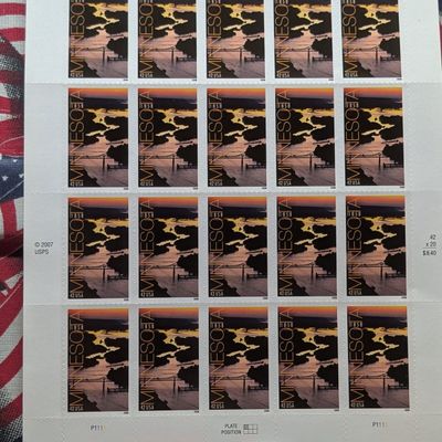Sale Photo Thumbnail #241: 2007 Minnesota Sheet Of Stamps, Mint, Original Gum, Never Hinged