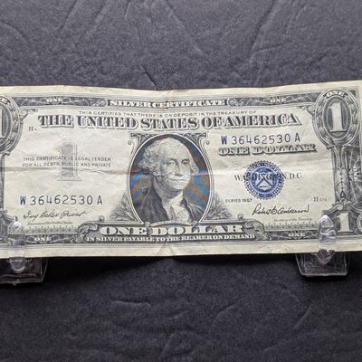 Sale Photo Thumbnail #5: 1957 Series U.S. $1 Silver Certificate
