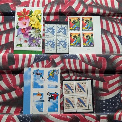 Sale Photo Thumbnail #269: (5) Assorted U.S. Plate Blocks, All Mint, Original Gum, Never Hinged