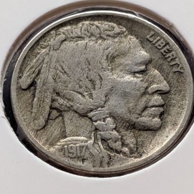 Sale Photo Thumbnail #63: 1917 Indian Head Buffalo Nickel