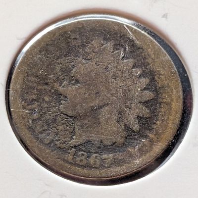 Sale Photo Thumbnail #123: 1867 Indian Head Cent