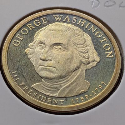 Sale Photo Thumbnail #103: 2007-S Proof George Washington Presidential Dollar