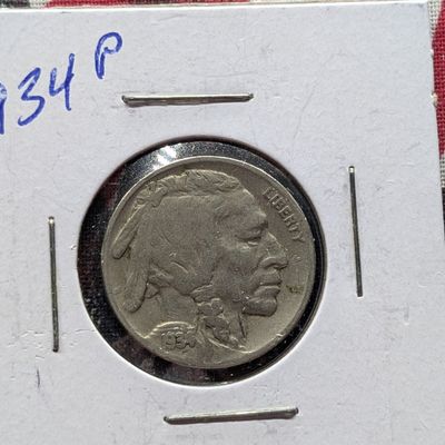 Sale Photo Thumbnail #49: 1934 Indian Head Buffalo Nickel