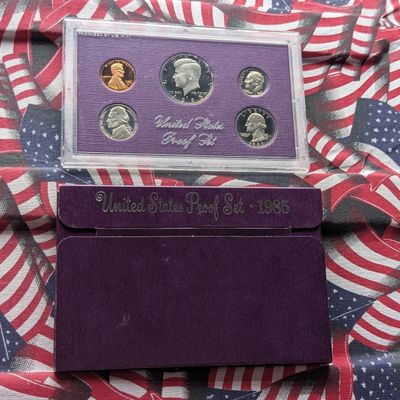Sale Photo Thumbnail #340: 1985-S U.S. Mint Proof Set in OGP