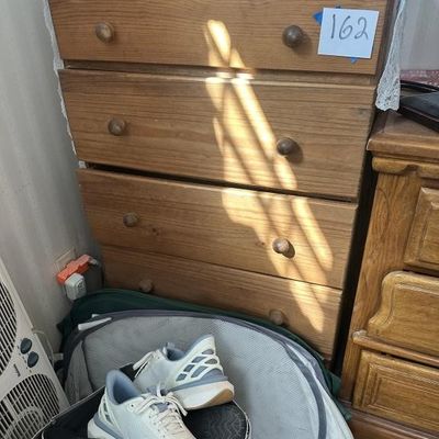 Sale Photo Thumbnail #158: Vintage Four-Drawer Pine Dresser