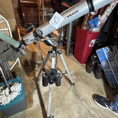 Sale Photo Thumbnail #43: Meade Telescope and Binoculars