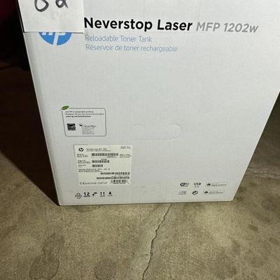 Sale Photo Thumbnail #79: HP MFP 1202 W Laser Printer w Box