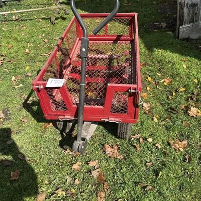 Sale Photo Thumbnail #174: Steel Mesh Utility Garden Cart