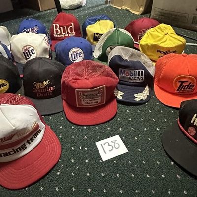 Sale Photo Thumbnail #134: 1980s-1990s NASCAR Sponsor Hats Mega Lot