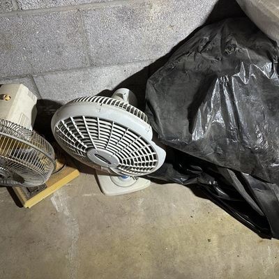 Sale Photo Thumbnail #54: Window Fans and AC Unit