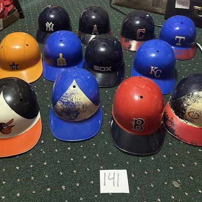 Sale Photo Thumbnail #137: Vintage MLB American League Batting Helmets