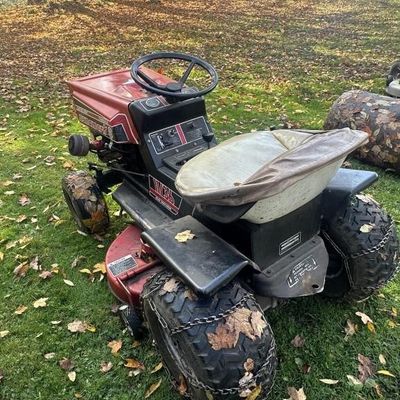 Sale Photo Thumbnail #199: Dynamark 11/36 Riding Lawn Mower
