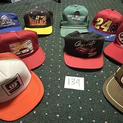 Sale Photo Thumbnail #135: 1980s-1990s NASCAR Driver Hats Lot