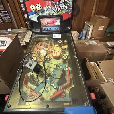 Sale Photo Thumbnail #123: 1990s Monopoly Electronic Pinball Machine