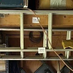 Sale Photo Thumbnail #181: 2 Aluminum Extension Ladders