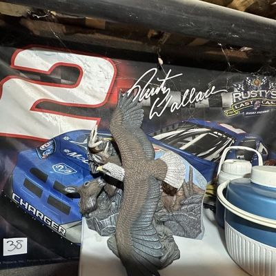 Sale Photo Thumbnail #36: 2005 Rusty Wallace Garage Flag