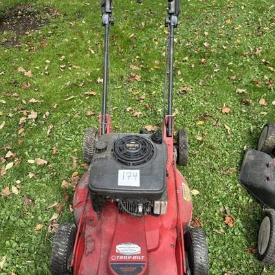 Sale Photo Thumbnail #170: Troy-Bilt Mulching Push Lawn Mower