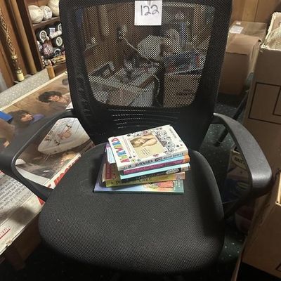 Sale Photo Thumbnail #118: Office Chair and Books