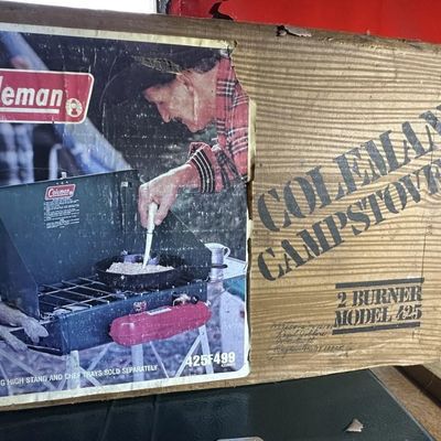 Sale Photo Thumbnail #51: Coleman 2 Burner Camp Stove