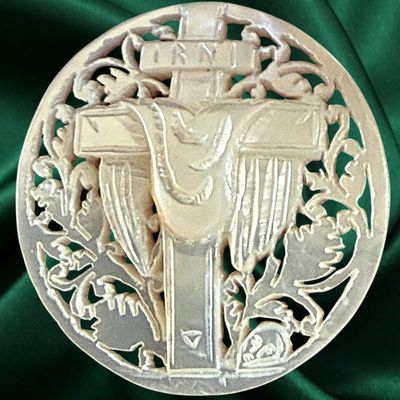 Sale Photo Thumbnail #53: A DIVISION THREE EARLY BETHLEHEM PEARL BUTTON