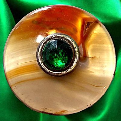 Sale Photo Thumbnail #49: A DIVISION ONE JEWELED GEMSTONE BUTTON