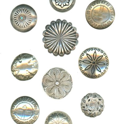 Sale Photo Thumbnail #209: A SMALL CARD OF DIVISION THREE SILVER BUTTONS