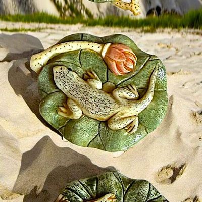 Sale Photo Thumbnail #219: A SMALL CARD OF DIVISION THREE AMPHIBIAN BUTTONS