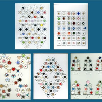 Sale Photo Thumbnail #10: A BOX LOT INCLUDING AN ASSORTMENT OF CARDED BUTTONS